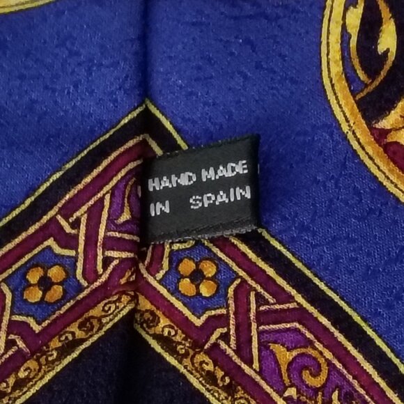 ❤️GIANNI VERSACE 100% Silk Necktie Tie Made in Spain - Picture 5 of 6